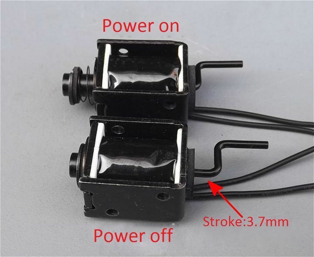 1pcs Micro Dc 24V 7w Pousser-Tirer Type SolÃ©noÃ¯de Ã‰lectro-aimant DÃ©clencheur L99