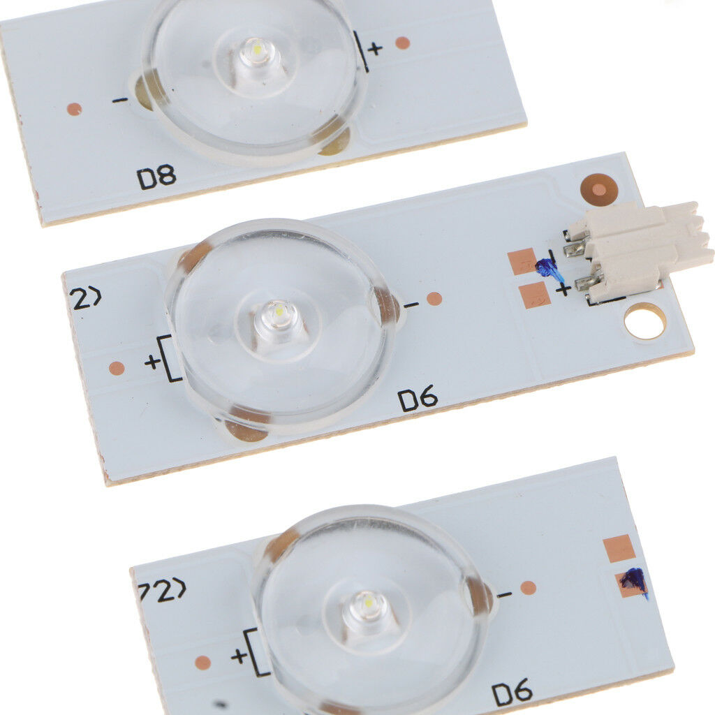 20pcs 6V SMD Lamp Beads with Optical Lens Fliter for 32-65" LED TV Repair