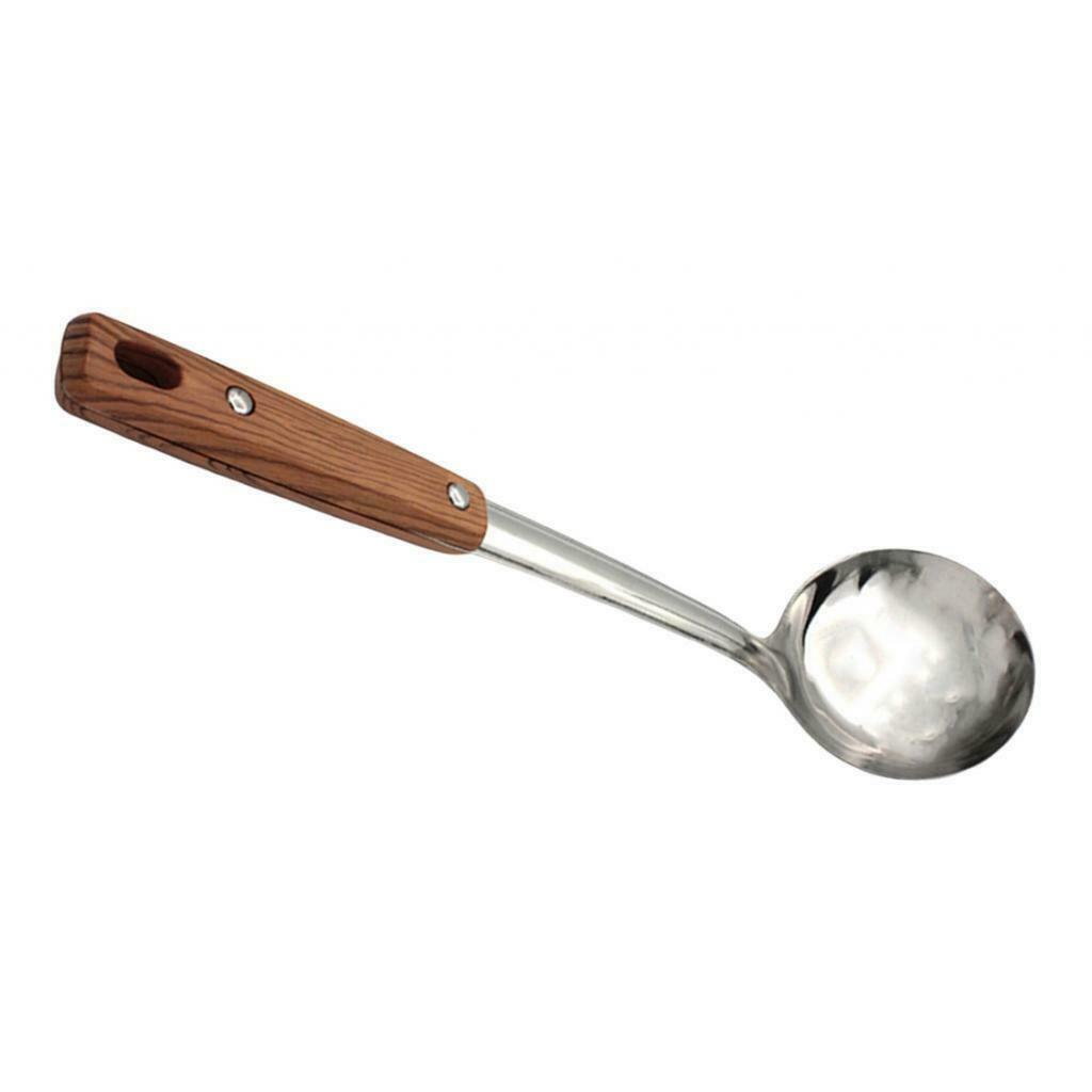 Outdoors Camping Stainless Steel Grilling Picnic BBQ Cooking Utensil Spoon