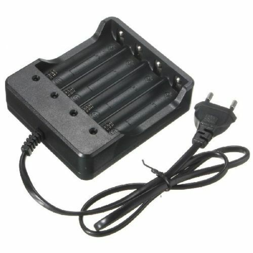 Eu Plug 4Slots Battery Charger With Protection 18650 Lithium-Ion Battery  TH Pb