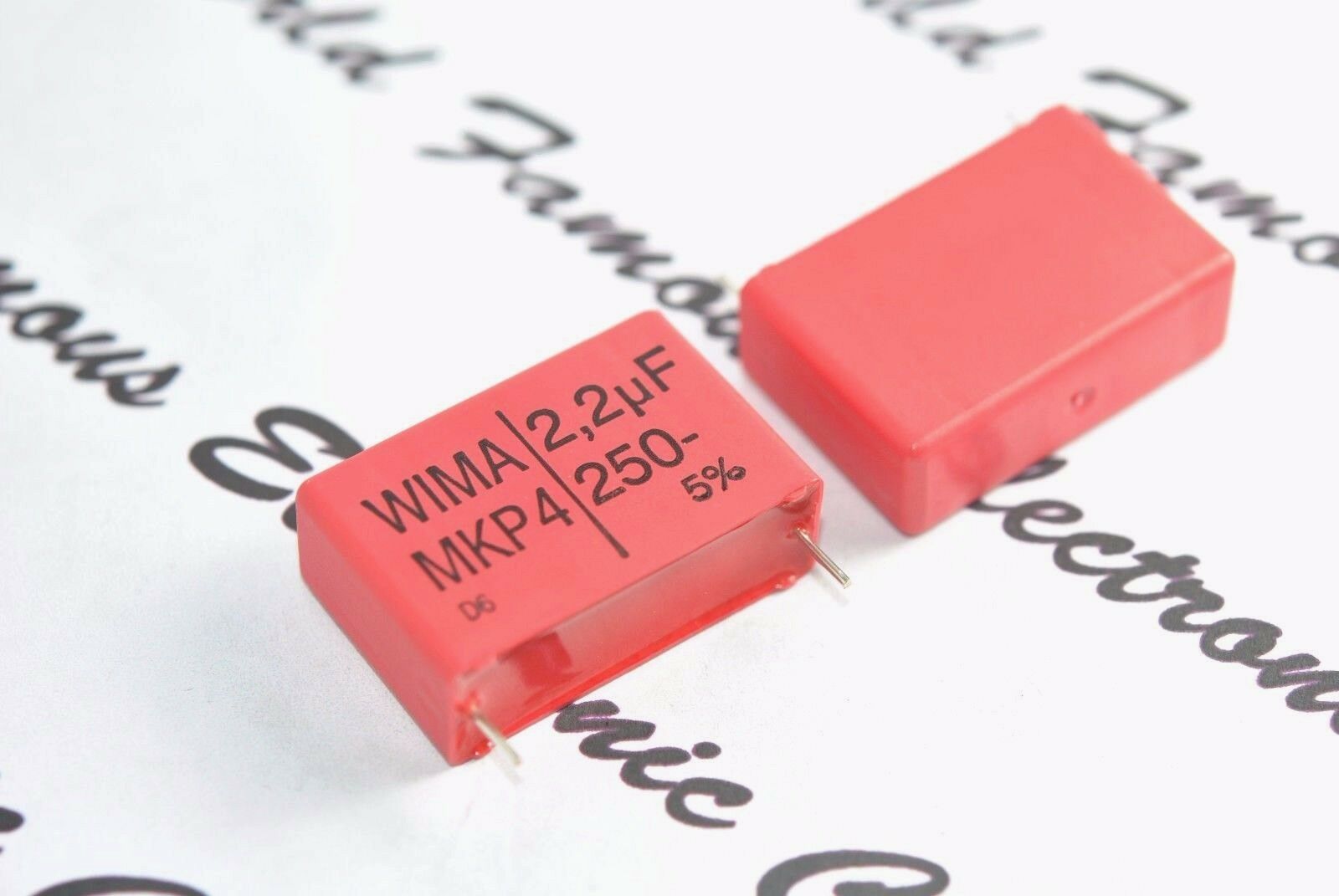 2pcs - WIMA MKP4 2.2uF (2,2µF) 250V 5% pitch:27.5mm Capacitor