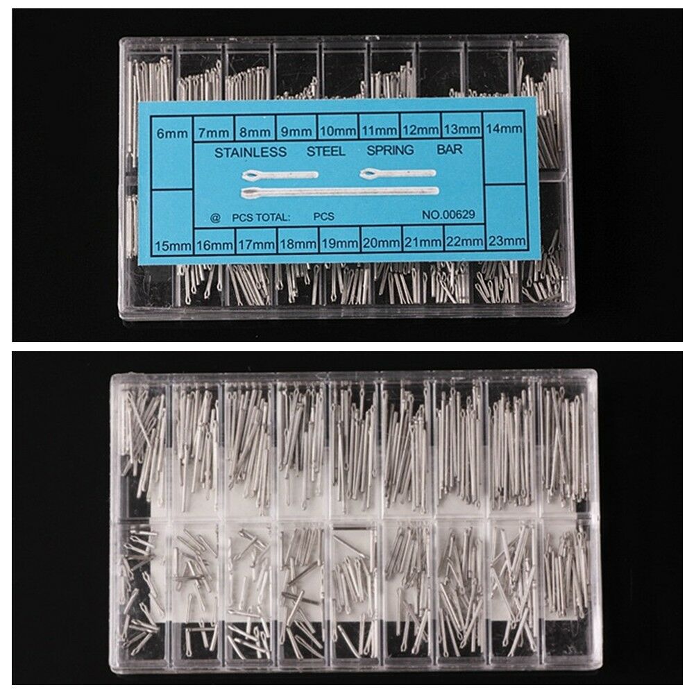 360Pcs Boxed Split Pin Fastener Clip Hairpin Tungsten Steel Needle Pin 6--23Mm