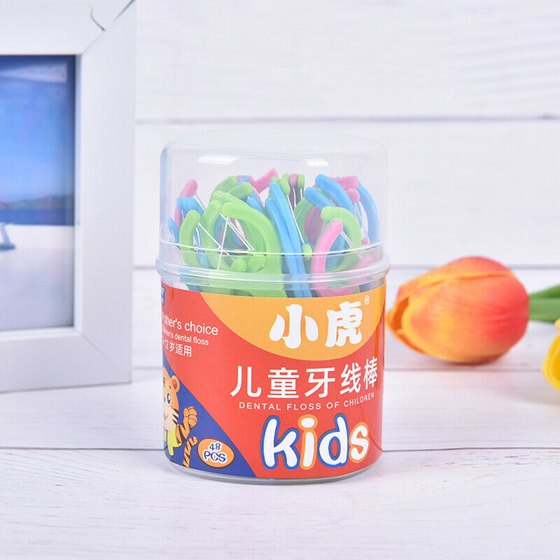 Fashion Dental Floss Stick Flossing String Toothpicks Flossers Tooth Clea.l8