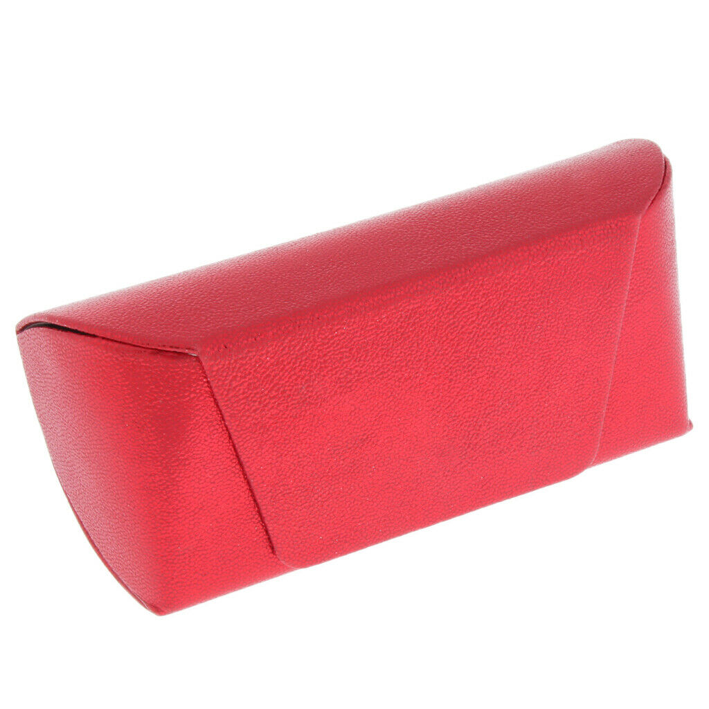 Portable Metal Glasses Pouch Case Eyeglass Sunglass Storage Box Red