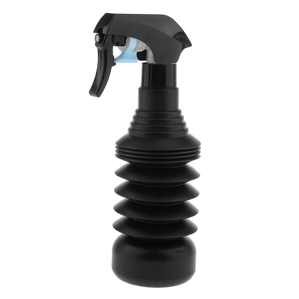 410ml Foldable Flexible Hair Salon Hairdressing   Spray Bottle Black
