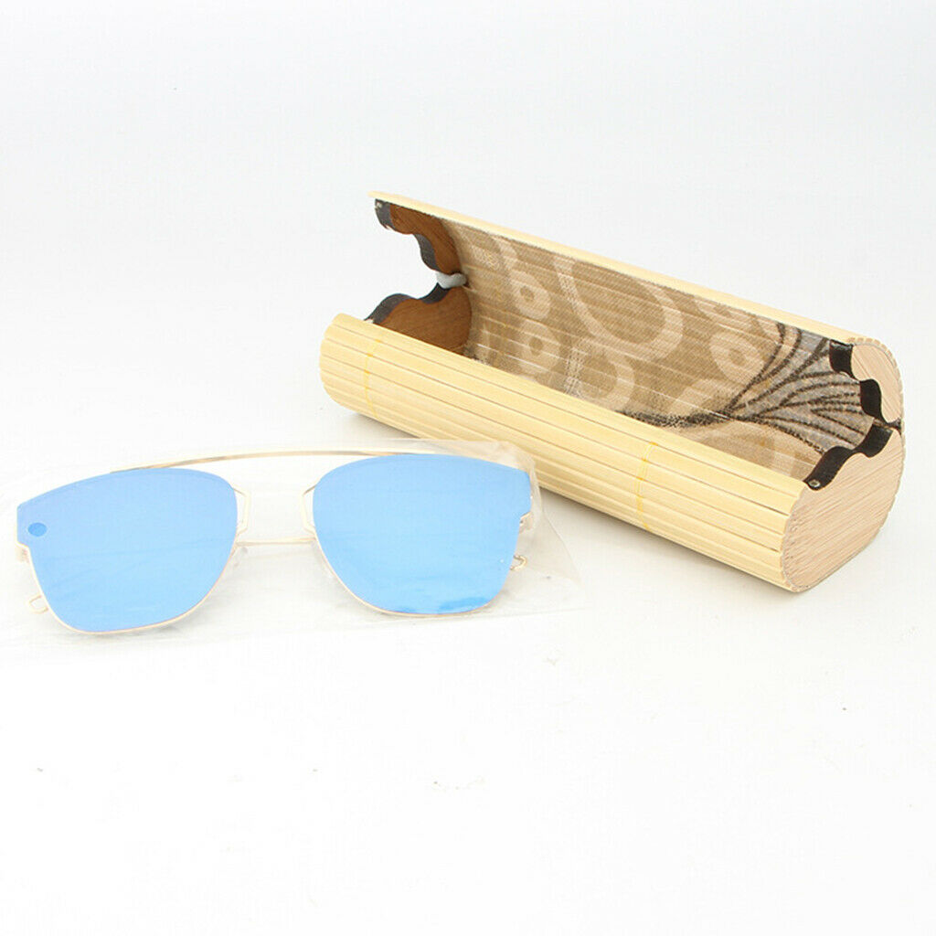 2 Pieces Wooden Glasses Case Glasses Case Glasses Storage Case