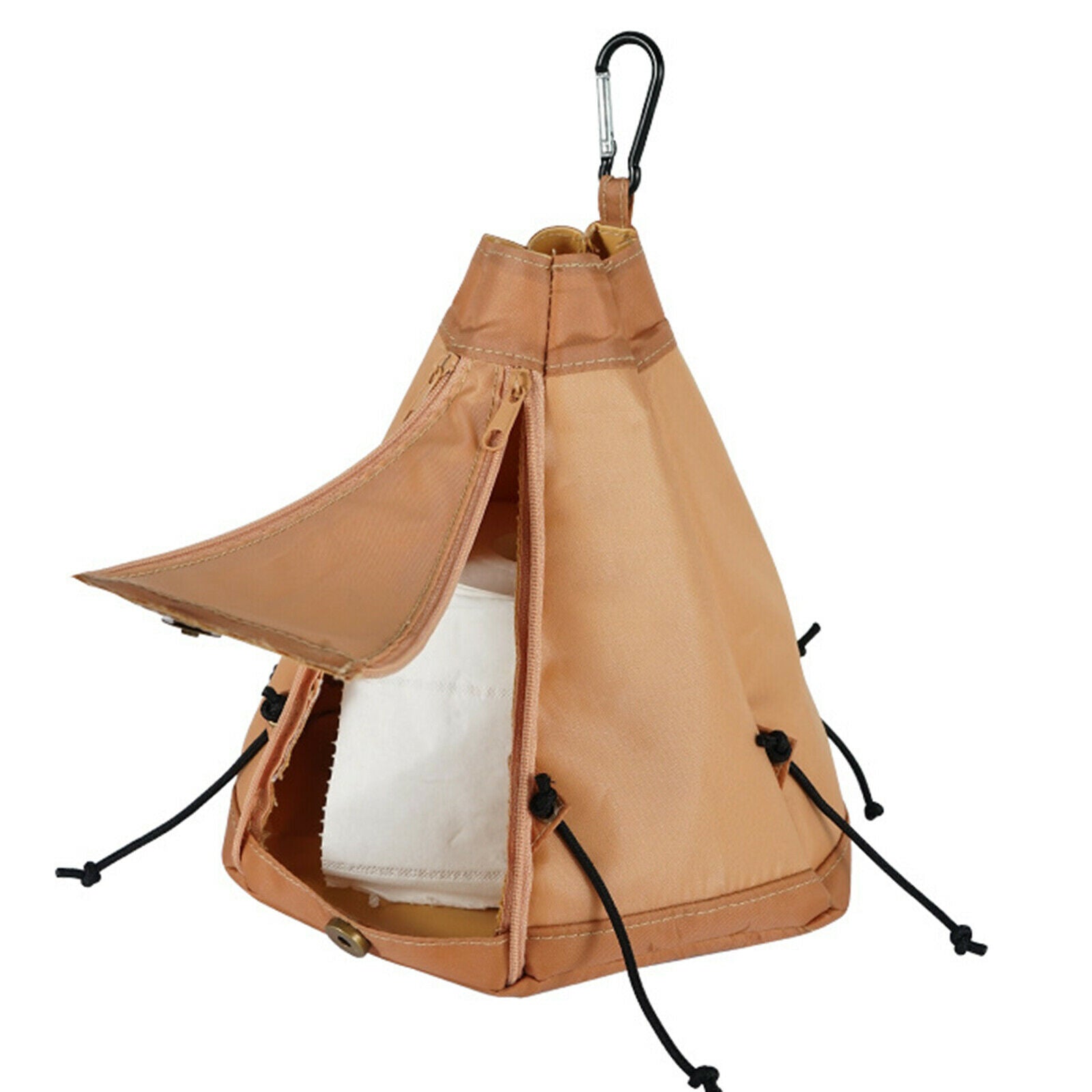 Foldable Camping Tent Tissue Box Bag Napkin Holder Restaurant Decoration