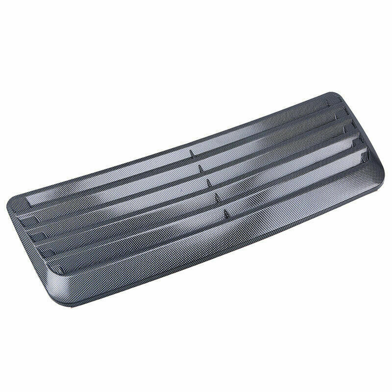 Air Vent Flow Intake Grill Front Hood Scoop Vent Bonnet Cover Carbon Fiber Style