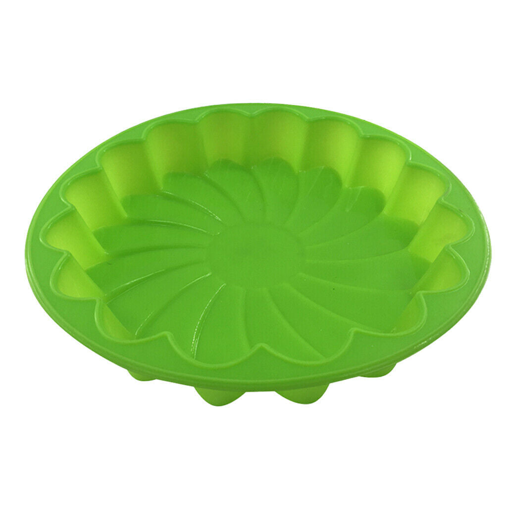 Round Non-Stick Silicone Cake Molds DIY Flower Pattern Cake Maker Baking Tool