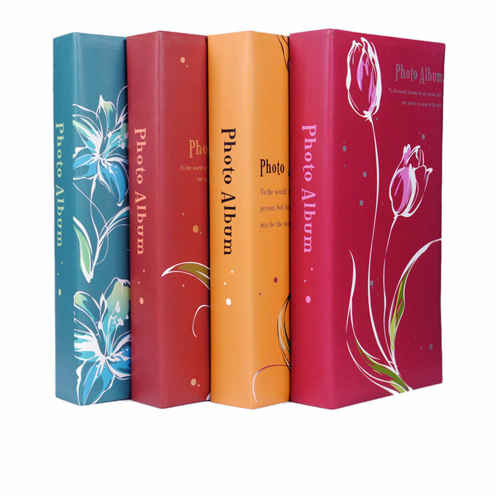 Flowers 300 Photos 4x6" Photo Album Picture Film Holder Storage Case Memory Book
