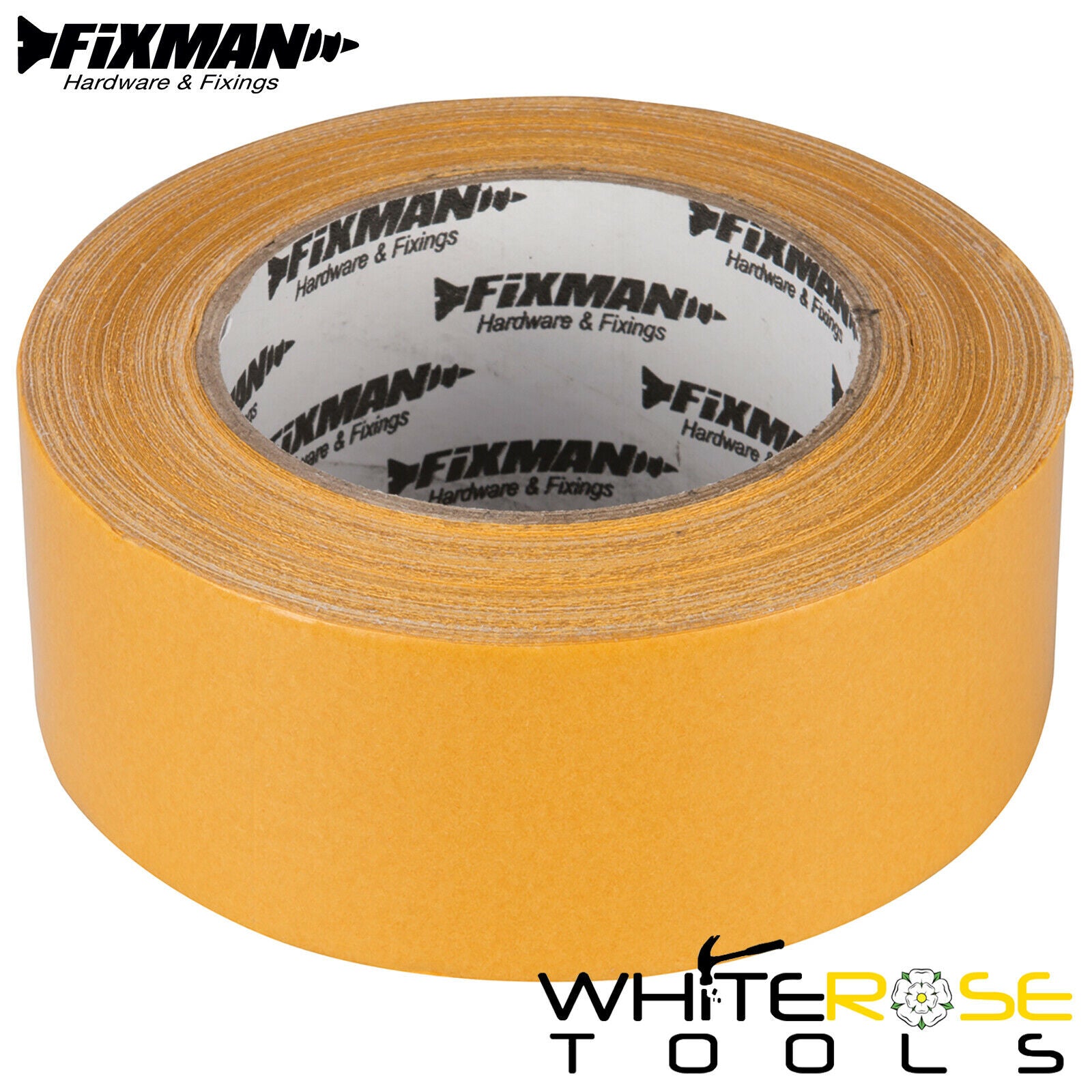 Fixman Double-Sided Tape 50mm x 33m Strong Sticky Carpet