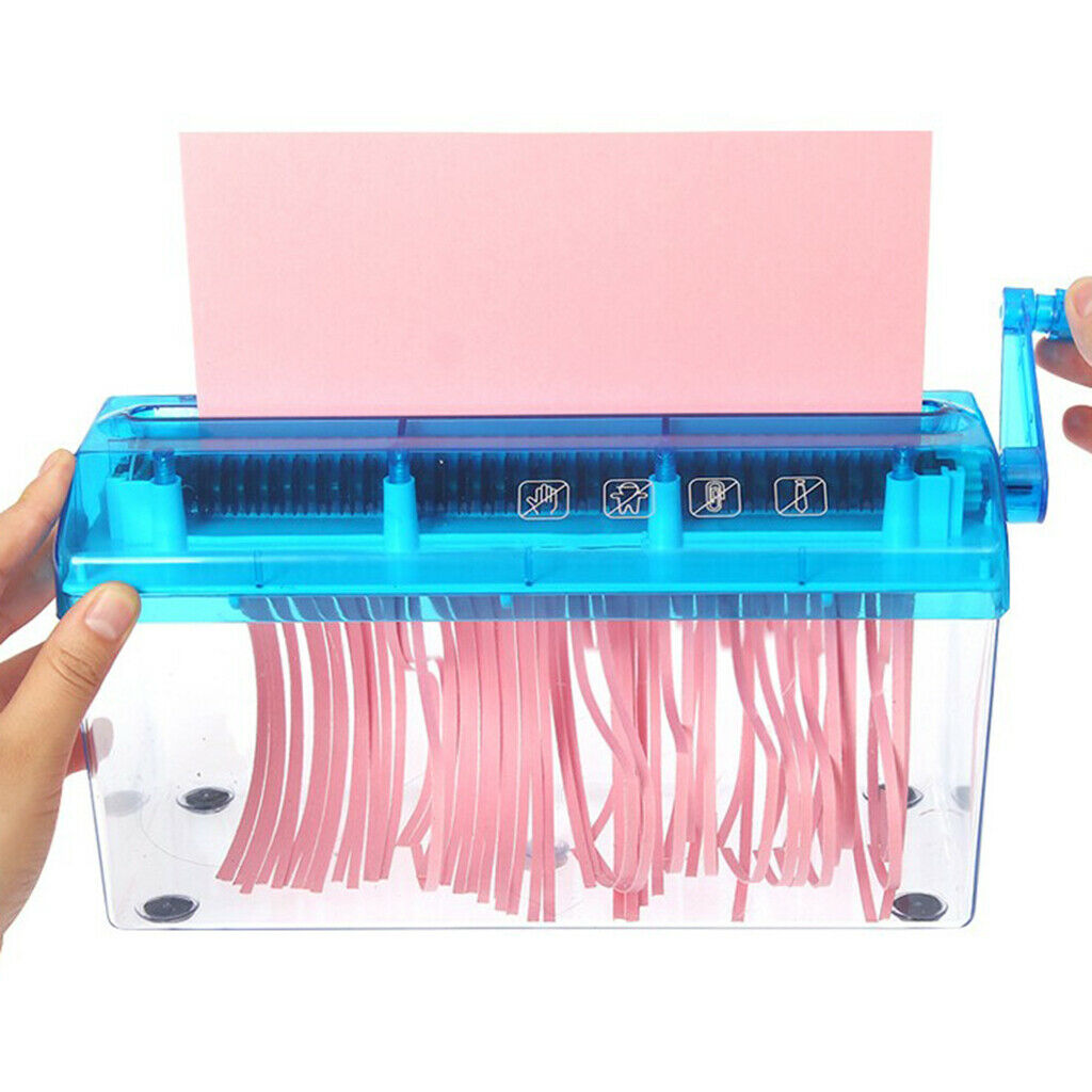 Practical Small Desktop Manual Paper Shredder Hand Cutting Tool For A6 Paper