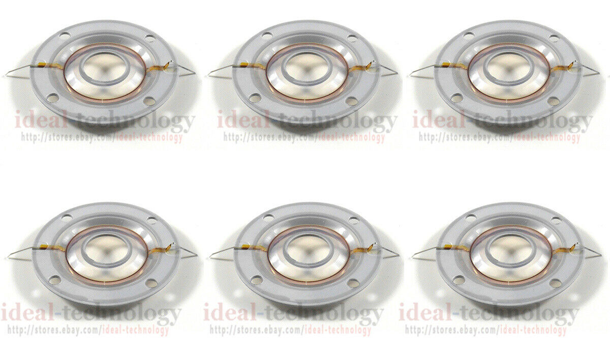 6 pcs of 37.9mm 38mm Diaphragm for JBL 2408H 2406 8 ohm High Quality Voice coil