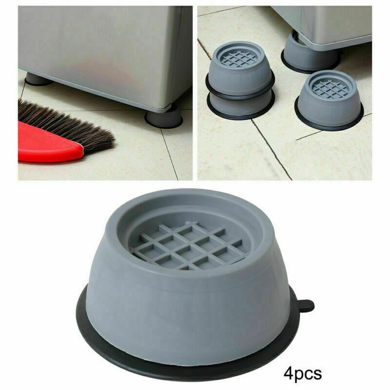4x Anti Vibration Washer Feet Pad Washing Machine Non Slip Isolation Pads