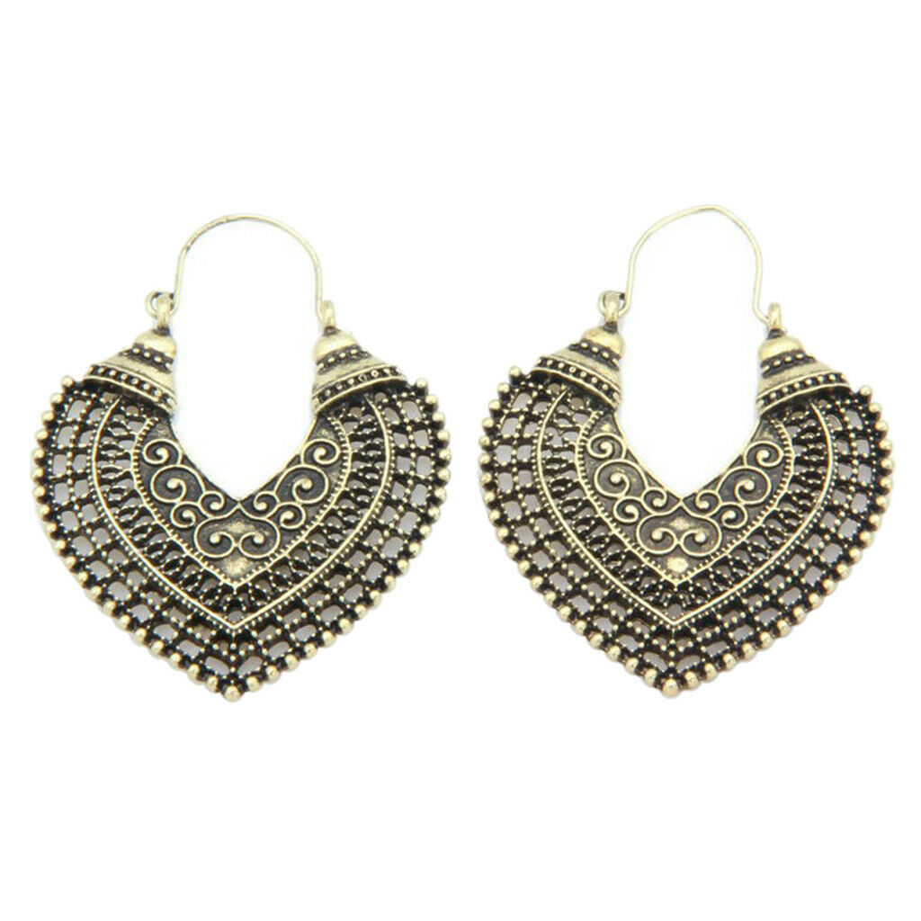 3 Pairs Set Women's Fashion Hollow Dangle Earrings Hook Earrings Minimalist