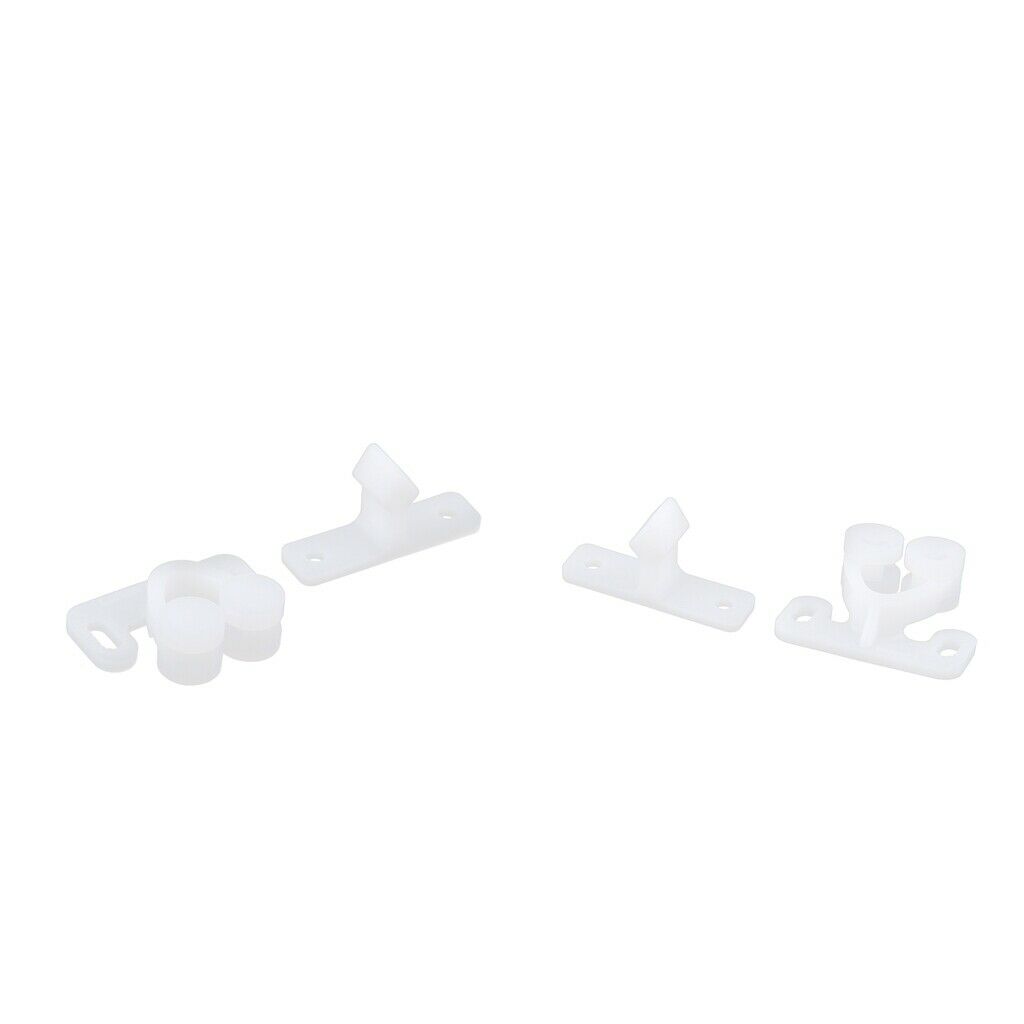 2 Pack of Plastic Tension Roller Catch Latch for Marine Boat RV Caravan Cupboard