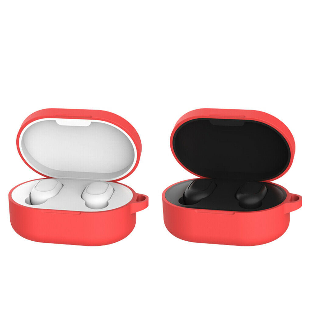 2x Earphone Case Protective Case Cover Bottom Charging Headsets Accessories