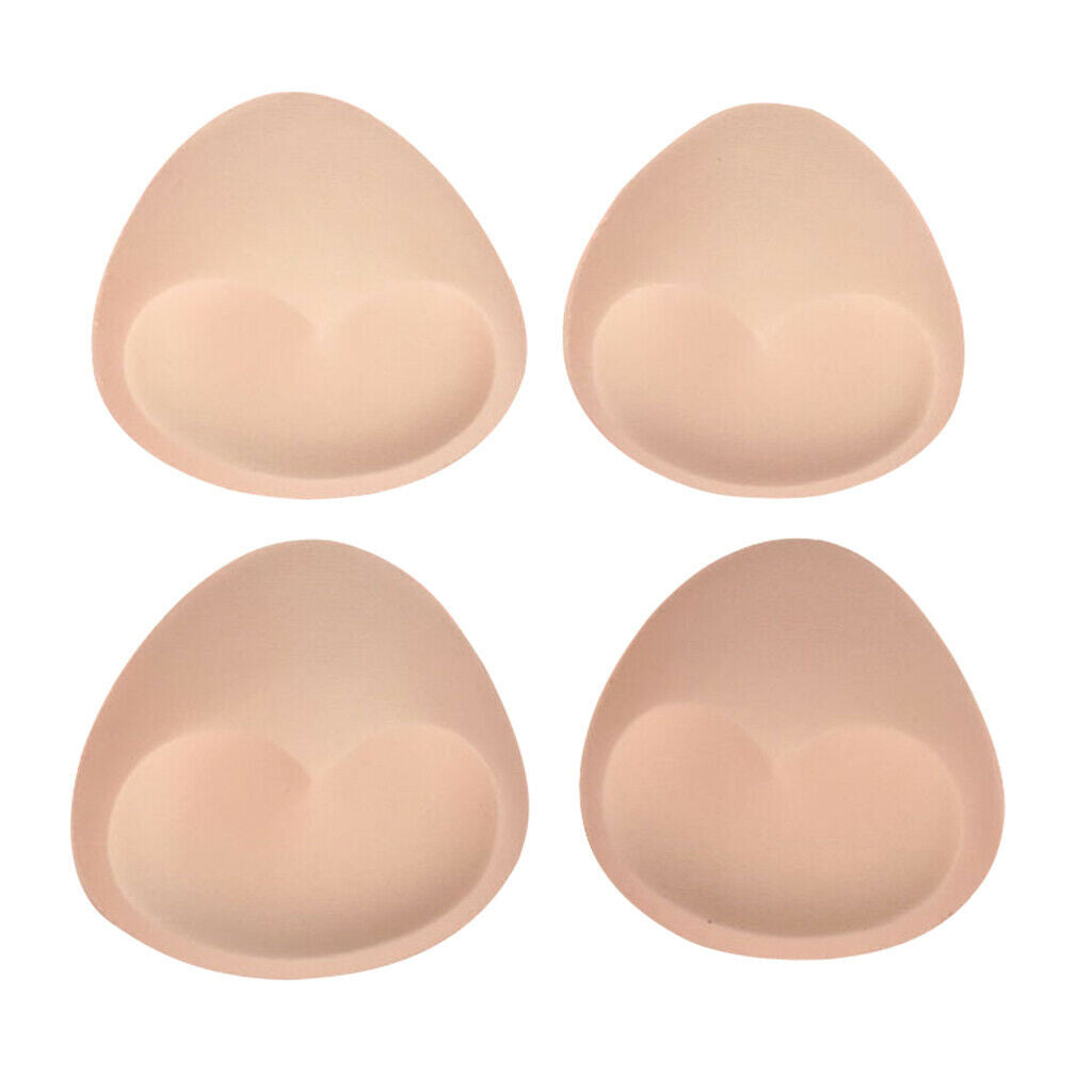 4 Pairs Pads For Bra Push-Up Enhancer Enhancer Bra For Swimsuit Bikini 10cm
