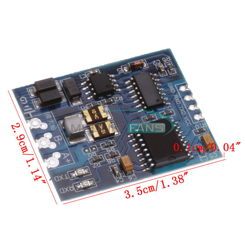 Industrial 3V-5.5V  TTL To RS485 Module RS485 To TTL Serial UART With Isolation