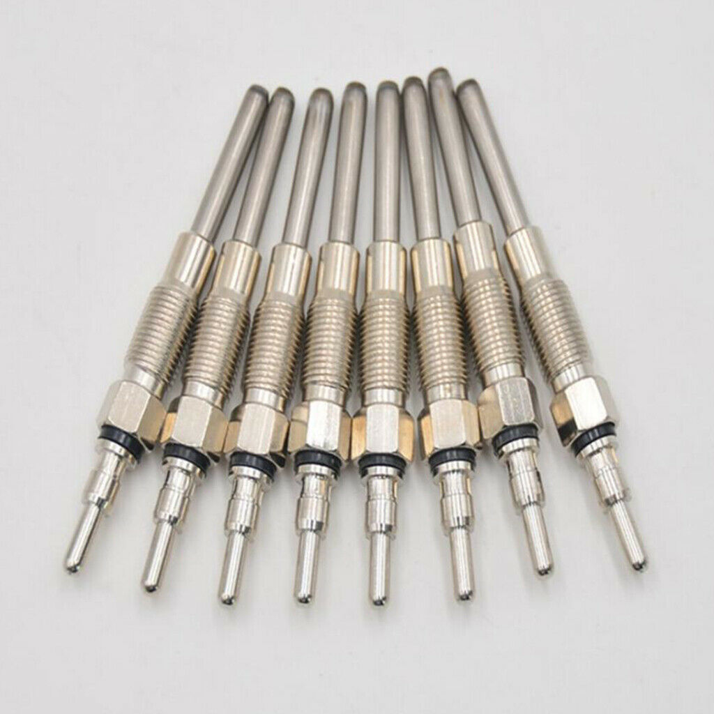 8 Pieces Replacement Glow Plug Kit Set For 1988-1994 Ford F350 F250 7.3L