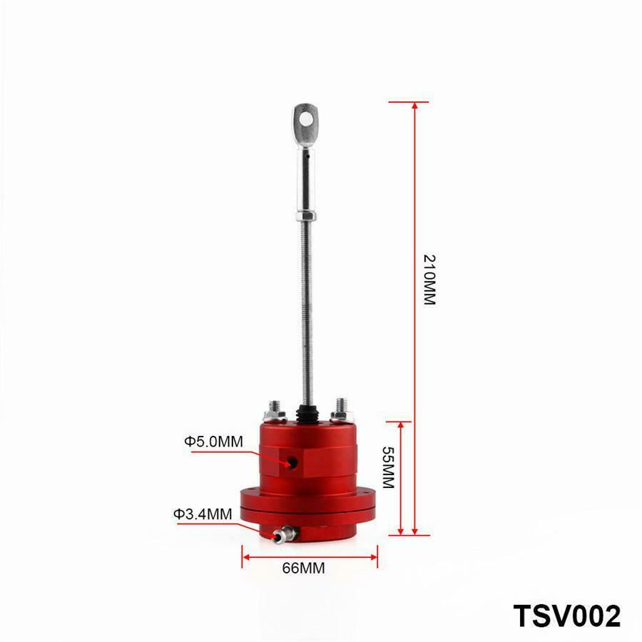 Turbo Adjustable Wastegate Actuator & Rod Universal Aluminum Alloy High Quality