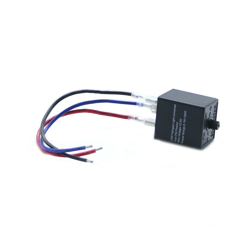 12V 3Pin Motorcycle Blinker Adjustable LED Flasher Relay Turn Signal Indi.l8