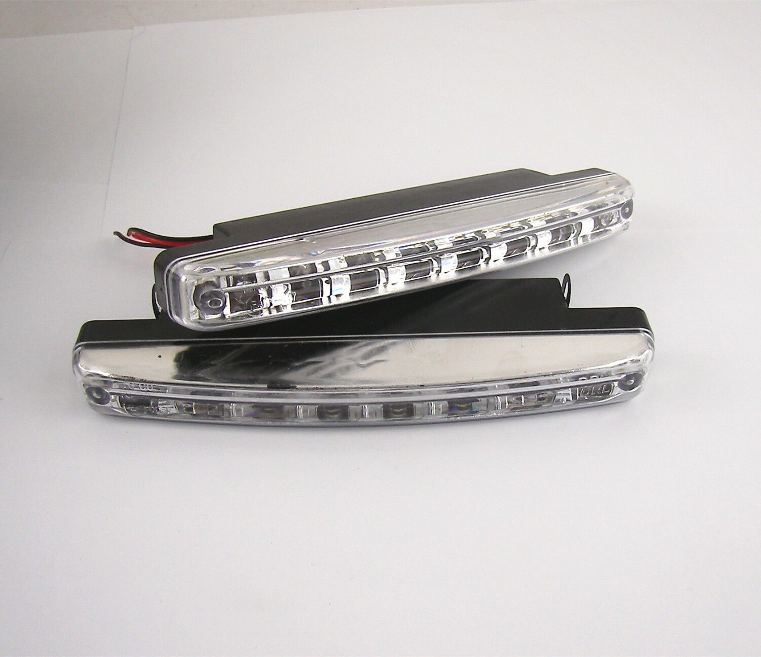 2 Pcs 8 LED Euro Daytime Running Light DRL Daylight Fog Lamp Day Lights