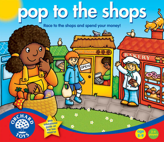 Orchard Toys 030 Pop to the Shops  Kids Childrens Fun Learning Game 5 - 9 Years