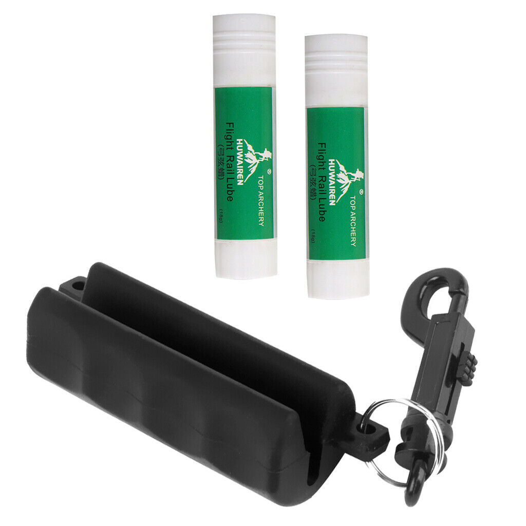 2 Pieces Archery Compound & Recurve Bow String Wax + Archery Arrow Puller