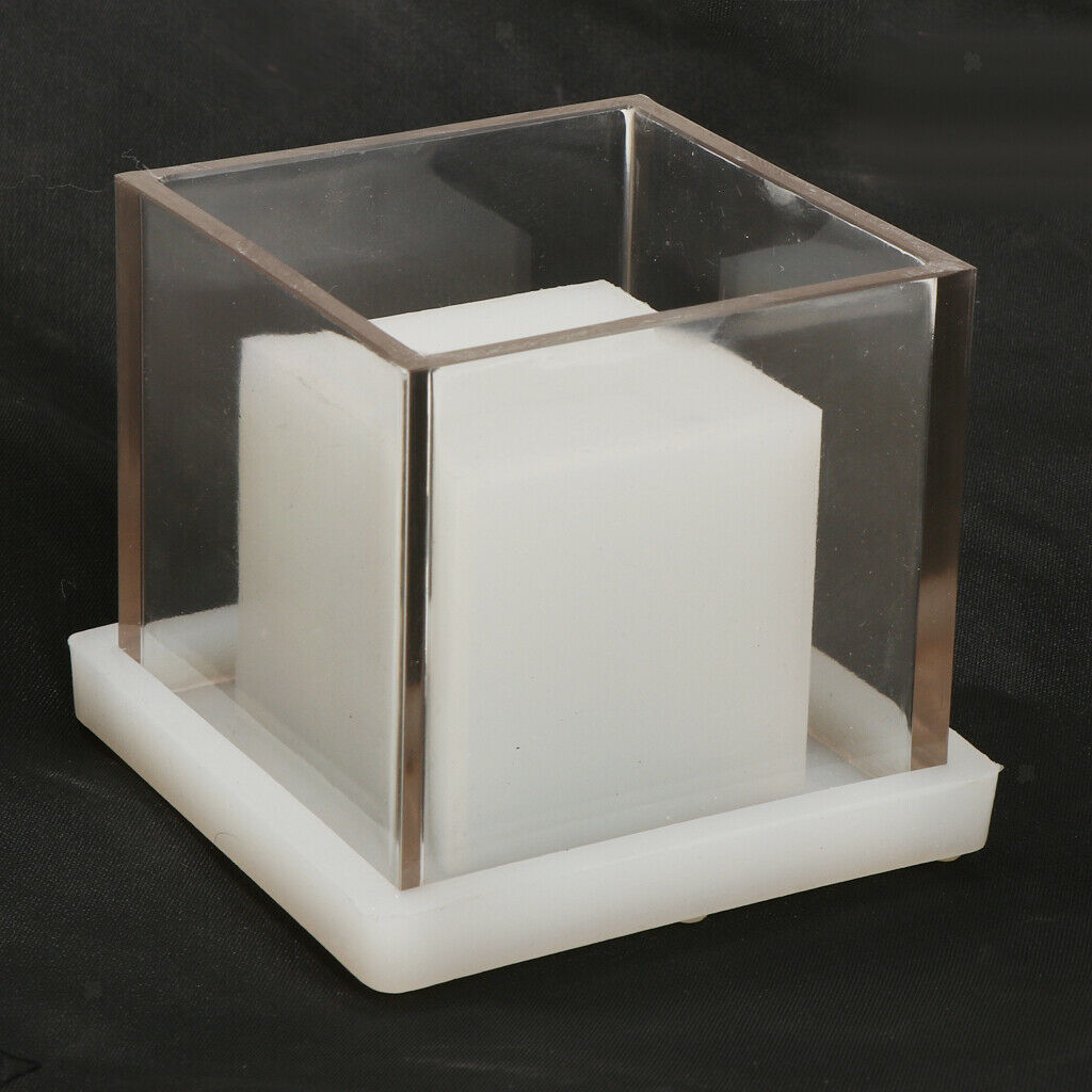 Cubic Cylindrical Cubic Hollow Mold Glass For Made Scented Candles Decorative