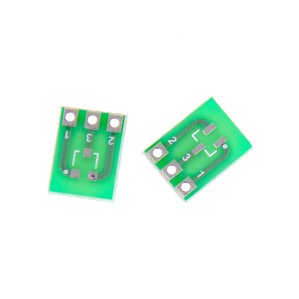 10pcs Double-Side SMD SOT23-3 to DIP SIP3 Adapter PCB Board DIY Converte.l8
