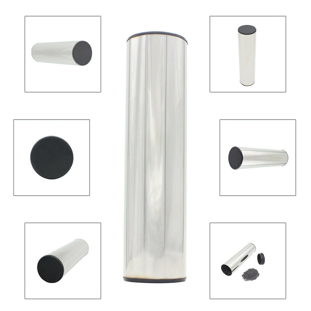 Rhythmic Percussion Musical Instruments in Stainless Steel with Sand Shaker,