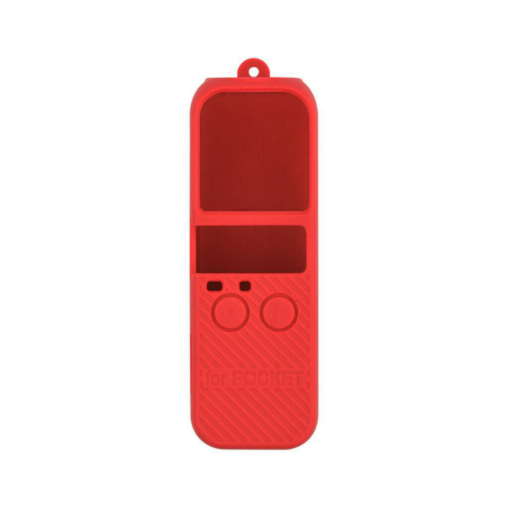 Silicone Case Cover Skin Shell for DJI OSMO Pocket Gimbal Camera  Red