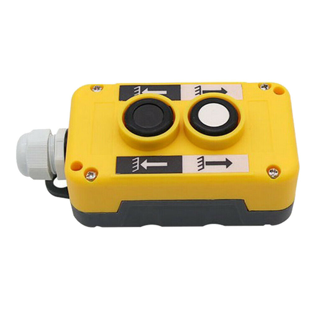 COP2B Crane Button Switch Box Lifting Unloading Tail Plate Plastic Yellow