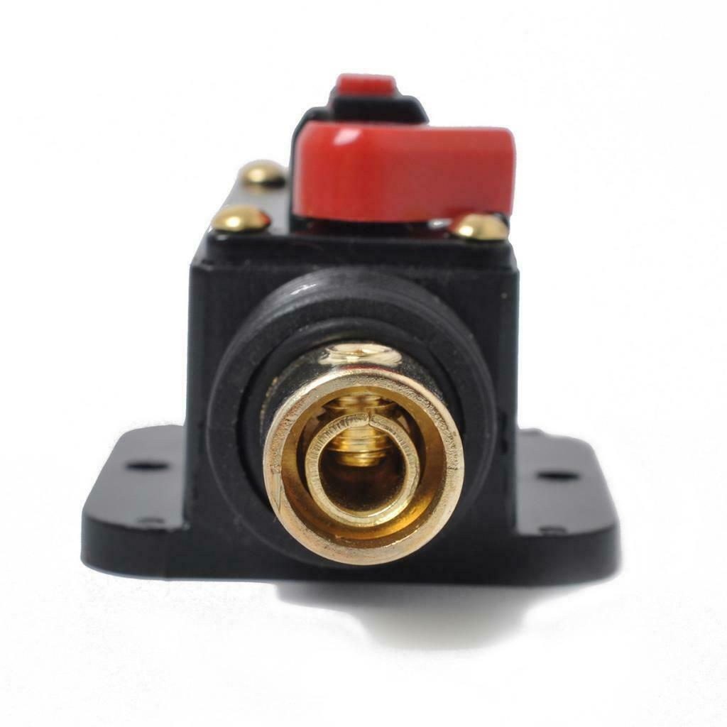12V-24V DC Stereo Power Switch Manual Reset Switch 100AMP for Car Audio