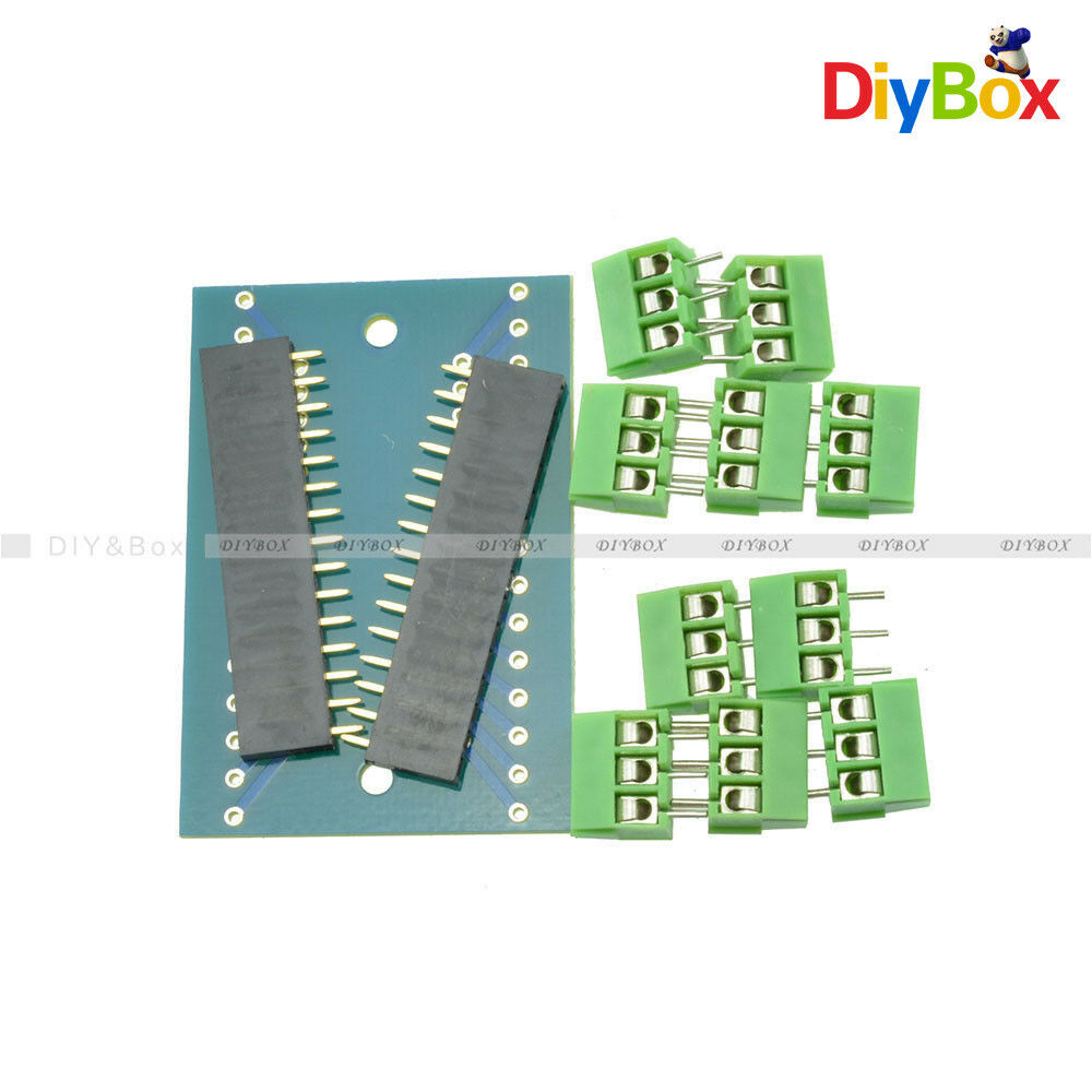 Expansion Board Terminal Adapter DIY Kits for Arduino NANO IO Shield V1.0