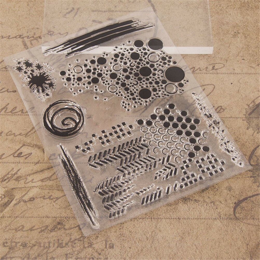 Silicone Transparent StampClear Cling SealScrapbook DIY Embossing Album De.l8