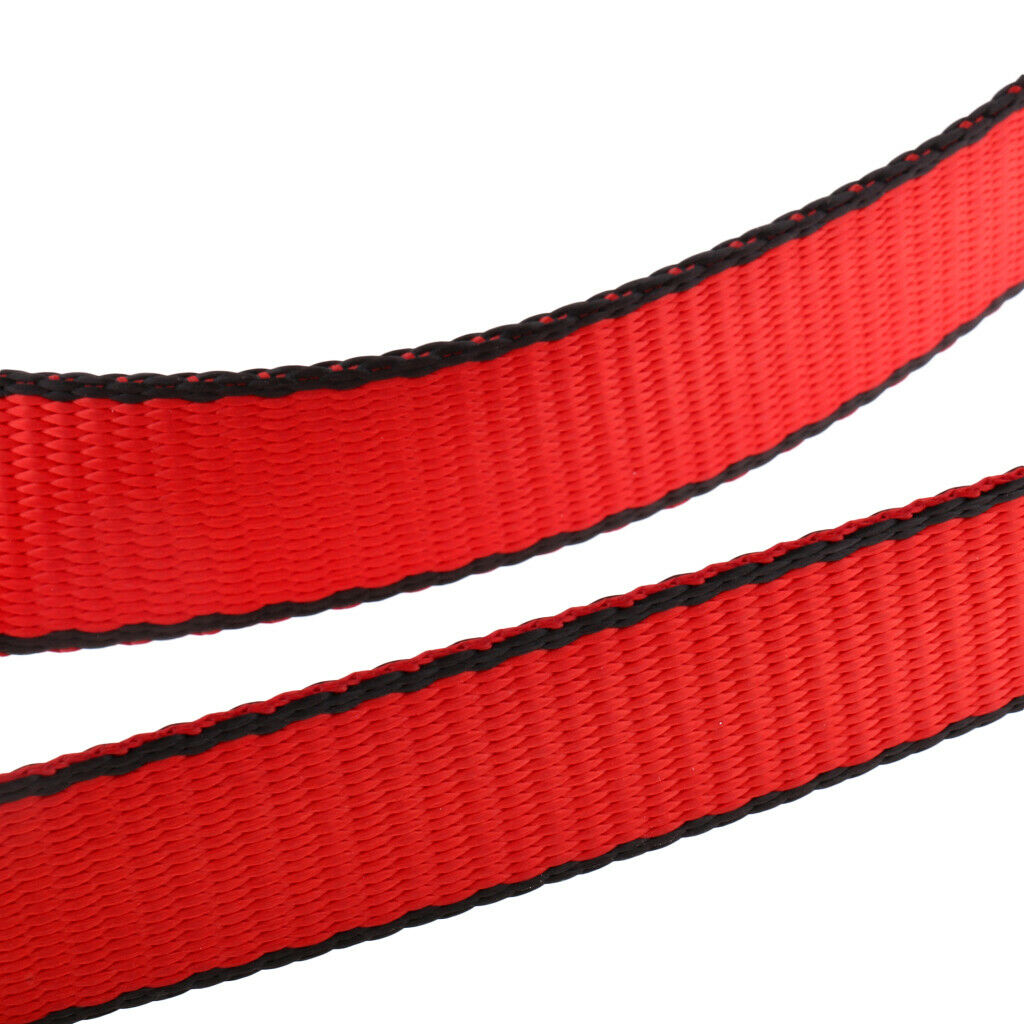 3X Outdoor Climbing Harness Belt Safety Lanyard Fall Protection with Carabiner