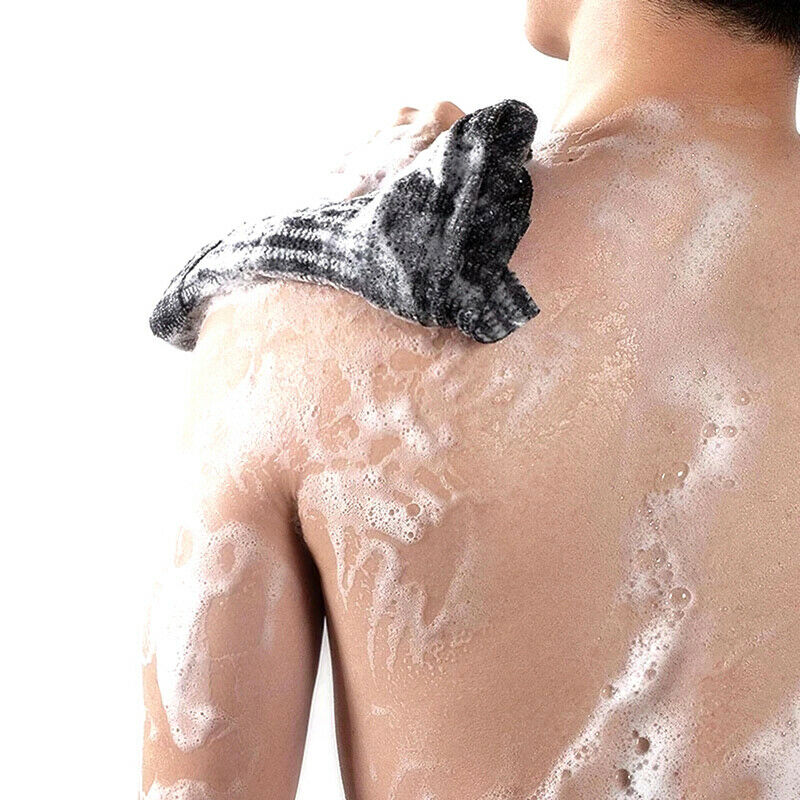 Bath Towel Long Strip Back Scrub Rubbing Sponge Body Scrubber Brush Massa.l8