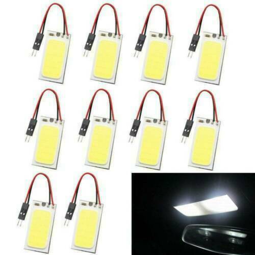 5x White 48 SMD COB LED T10 4W 12V Car Interior Panel Light Dome Lamp Bulb Kits
