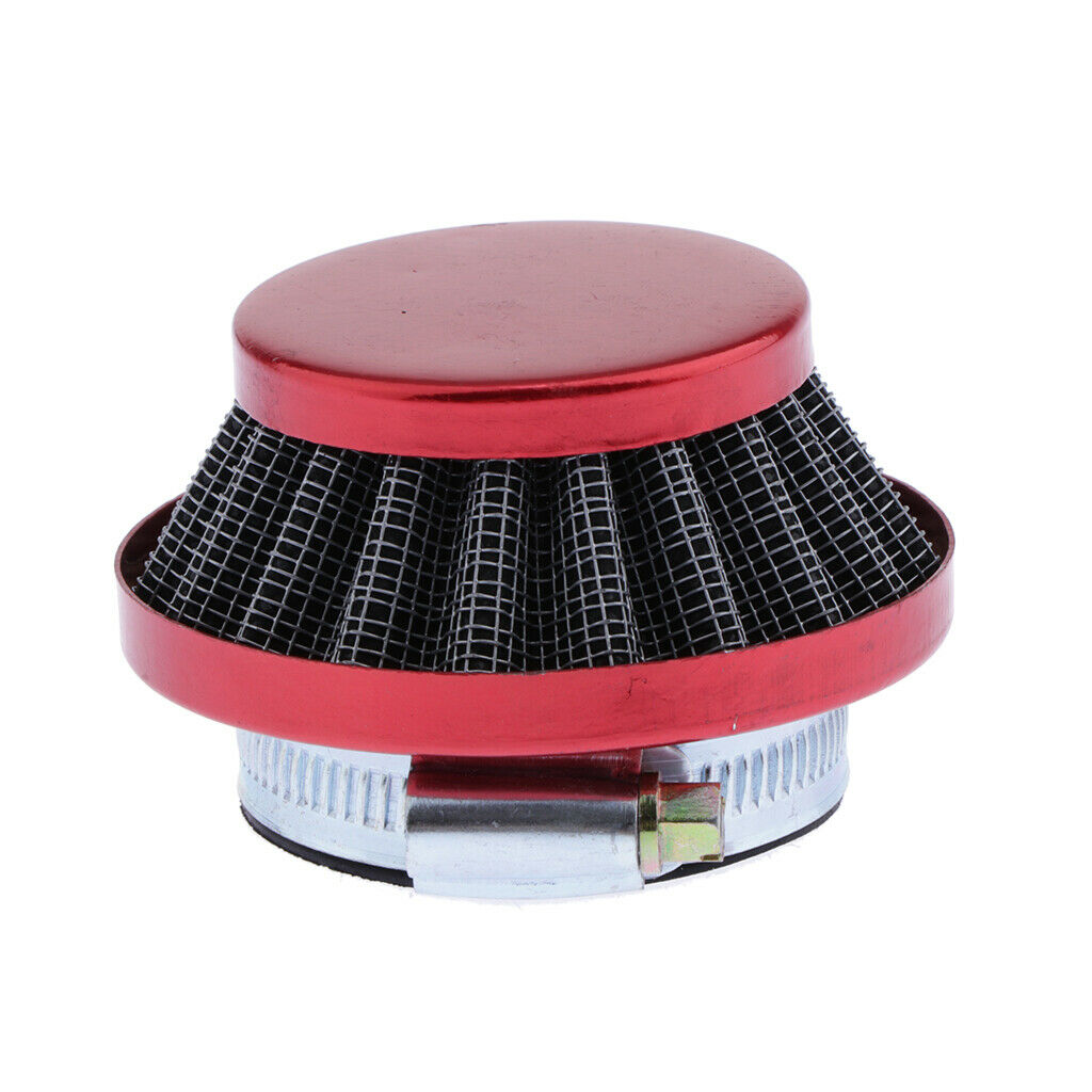 42mm Air Filter for 2-stroke 47cc 49cc Pocket Bike Moped (Red)