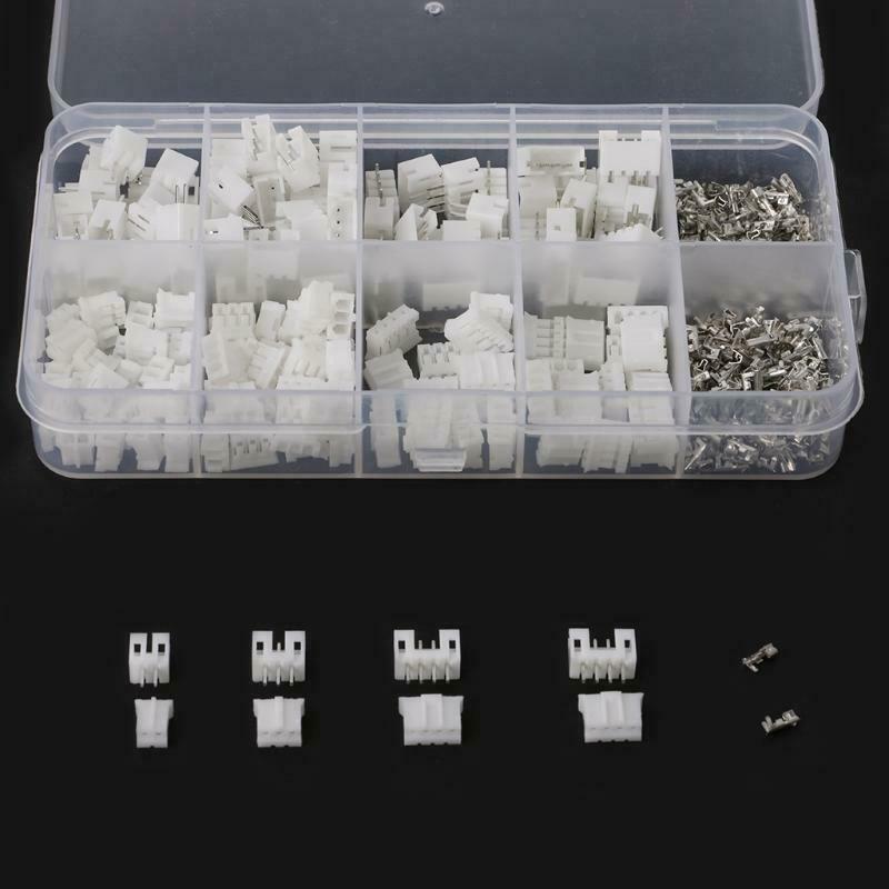 270Pcs/90 Sets PH 2.0mm 2 3 4 Pin Plug Connector Male Female Crimps DIP In A Box