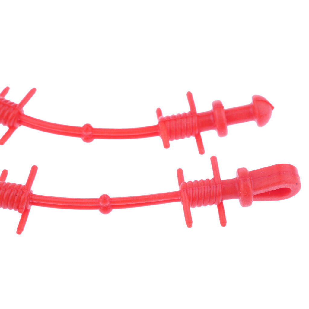 Bow String Waterproof Silencers Reduce String Noise Vibration Shock Absorber Red