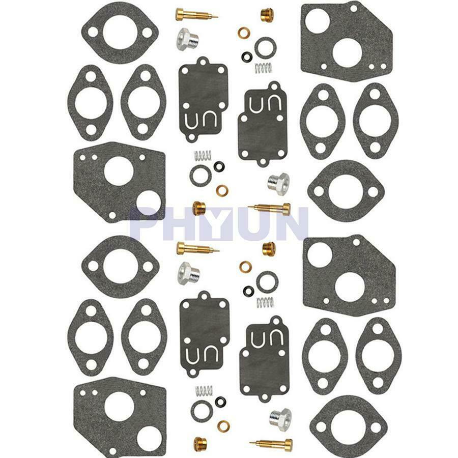 For 796184 495606 494624 3-5HP Engine Carburetor Carb Repair Kit Replacement 4x