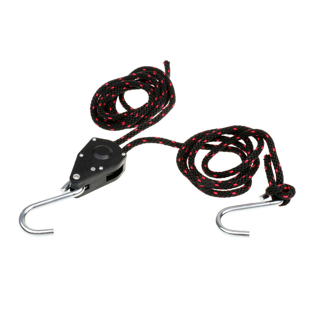 2.5m 6mm Boat Canoe Kayak Carrier Bow and Stern Tie Down Strap Quick Lock and