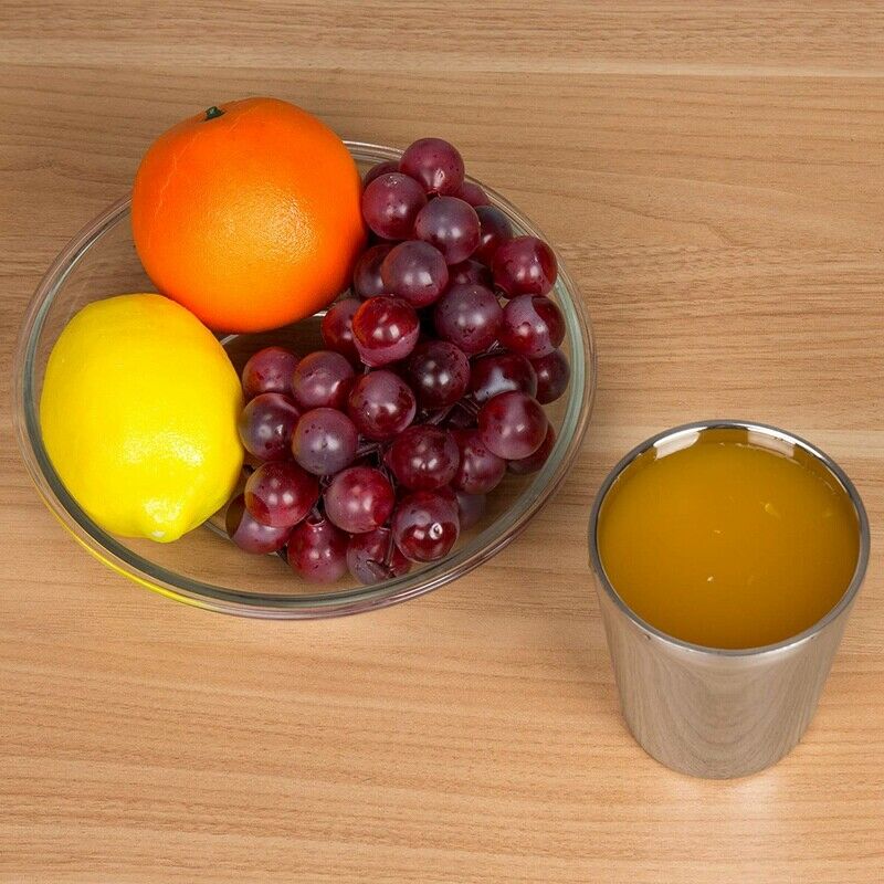 3PCS Stainless Steel Cups, Double Wall 10Oz / 300Ml, 304 Stainless Steel DrinkU4