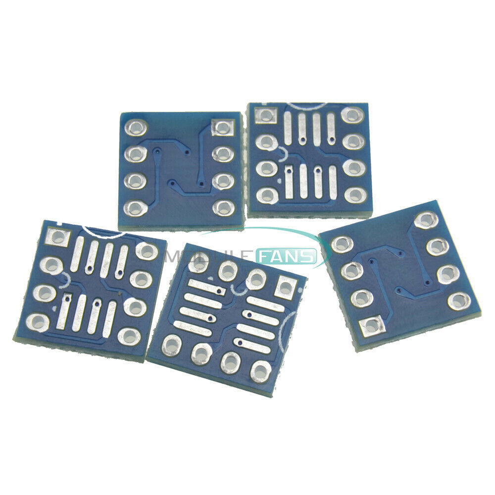 20PCS SOP8 SO8 SOIC8 TSSOP8 MSOP8 DIP8 Adapter PCB DIY Conveter Board