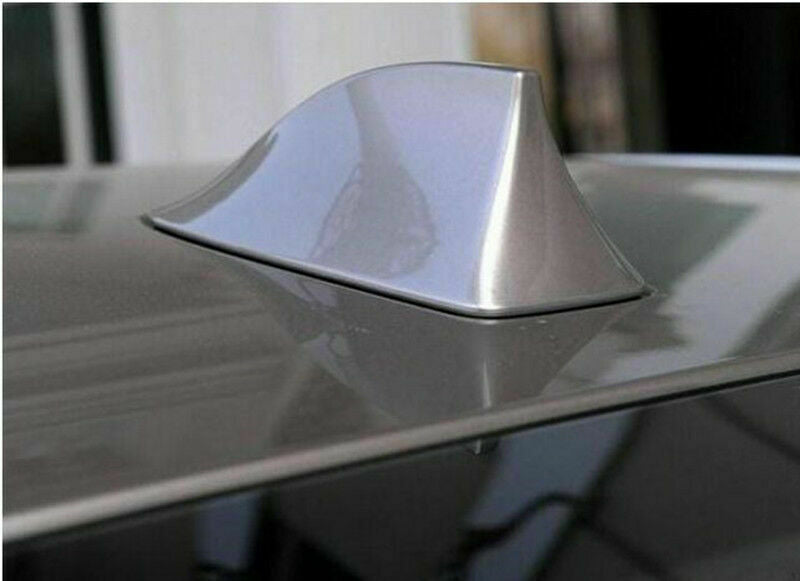 Grey Shark Fin AM/FM Radio Signal Replacement Aerial Antenna Car SUV Universal