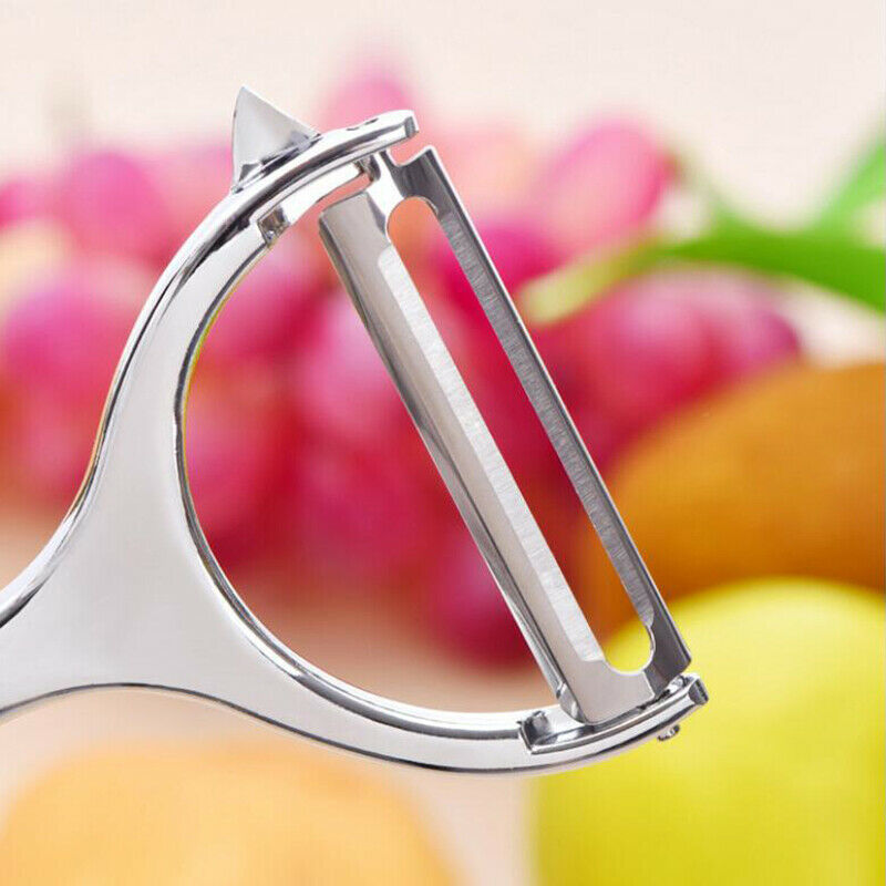 Stainless Steel Sharp Fruit and Vegetable Peeler Kitchen Accessory Gadget  HN US