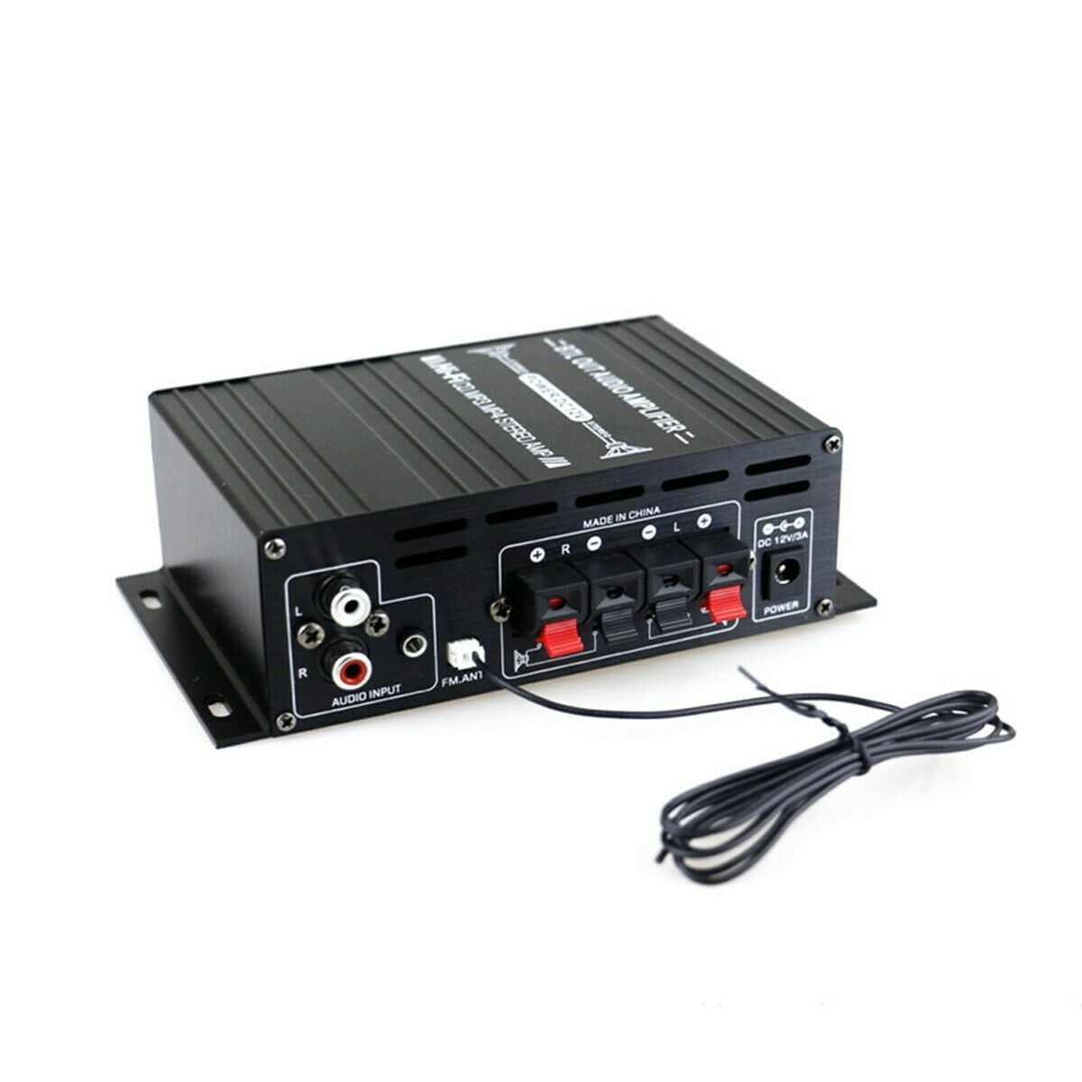 Bluetooth2.0CH 400WHi-Fi Auto Stereo12V MP3Car Audio Amplifier Radio Booster Blk